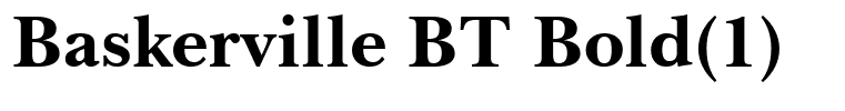 Baskerville BT Bold(1)