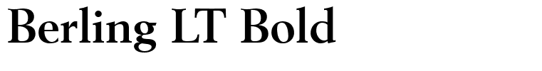 Berling LT Bold