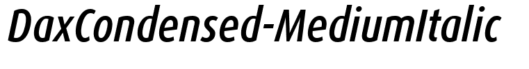 DaxCondensed-MediumItalic