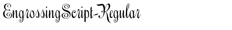 EngrossingScript-Regular