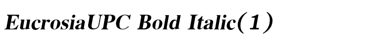 EucrosiaUPC Bold Italic(1)