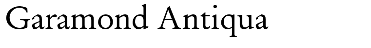 Garamond Antiqua