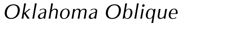 Oklahoma Oblique