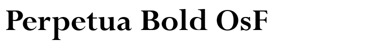 Perpetua Bold OsF