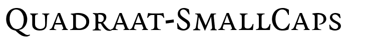 Quadraat-SmallCaps