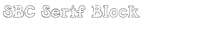 SBC Serif Block