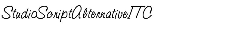 StudioScriptAlternativeITC