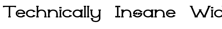 Technically Insane Widesemibold