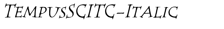 TempusSCITC-Italic