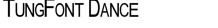 TungFont Dance