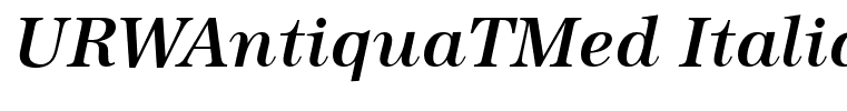 URWAntiquaTMed Italic