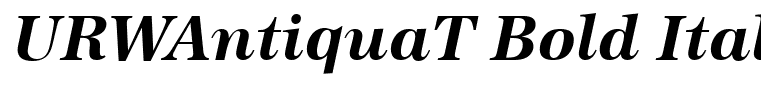 URWAntiquaT Bold Italic