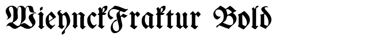 WieynckFraktur Bold