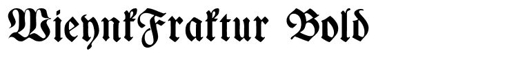 WieynkFraktur Bold