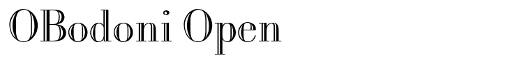 OBodoni Open