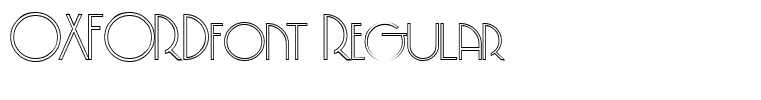 OXFORDfont Regular