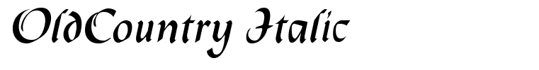 OldCountry Italic