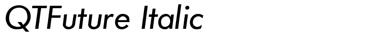 QTFuture Italic