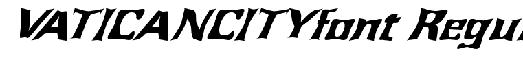 VATICANCITYfont Regular