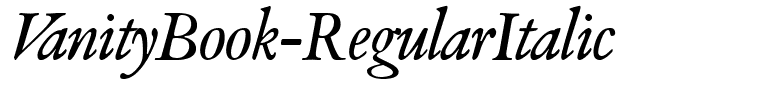 VanityBook-RegularItalic