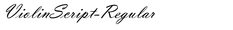 ViolinScript-Regular