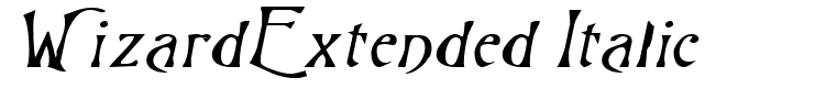 WizardExtended Italic