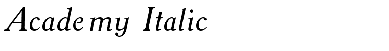 Academy Italic