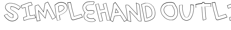 simplehand outline Regular