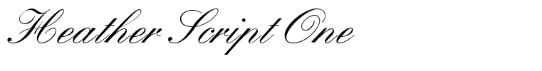 Heather Script One