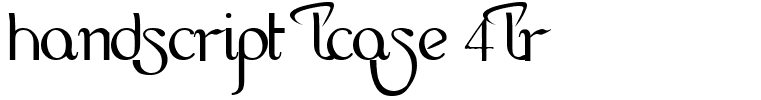 HandScript LCase 4LR