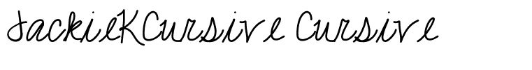 JackieKCursive Cursive