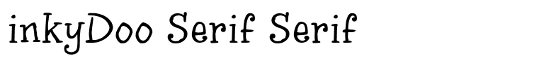 inkyDoo Serif Serif