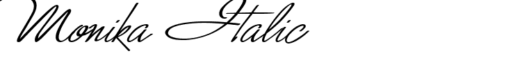 Monika Italic