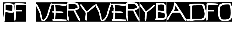 Pf veryverybadfont7 Inverted