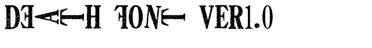 DEATH FONT ver1.0