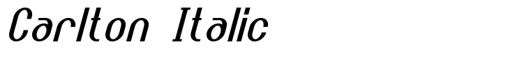 Carlton Italic