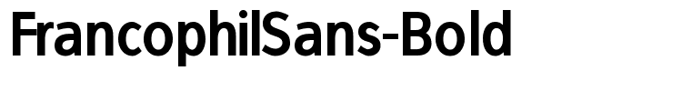 FrancophilSans-Bold