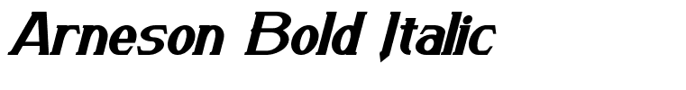 Arneson Bold Italic