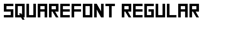 SquareFont Regular