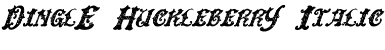 DinglE HuckleberrY Italic