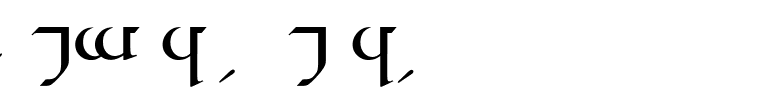 Tengwar Quenya A