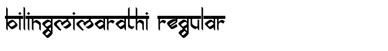 bilingmimarathi-Regular