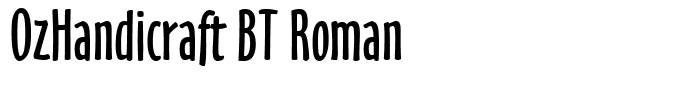 OzHandicraft BT Roman