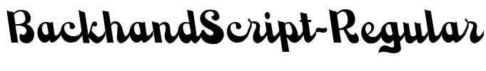 BackhandScript-Regular