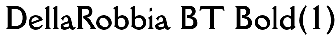 DellaRobbia BT Bold(1)