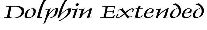 Dolphin Extended Italic