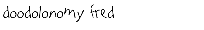 Doodolonomy Fred