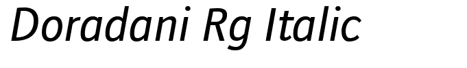 Doradani Rg Italic