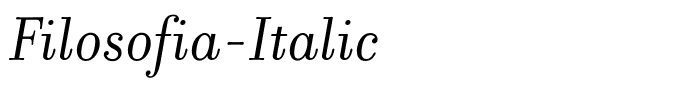 Filosofia-Italic