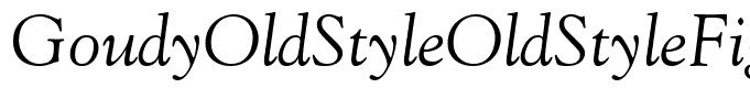 GoudyOldStyleOldStyleFigures-Italic